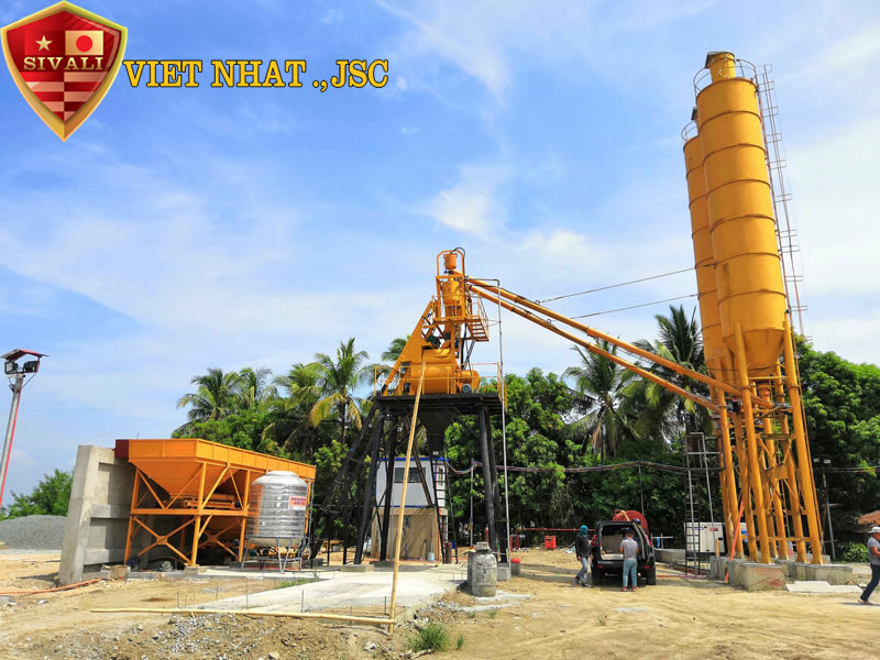 21 trạm trộn bê tông 25m3 h