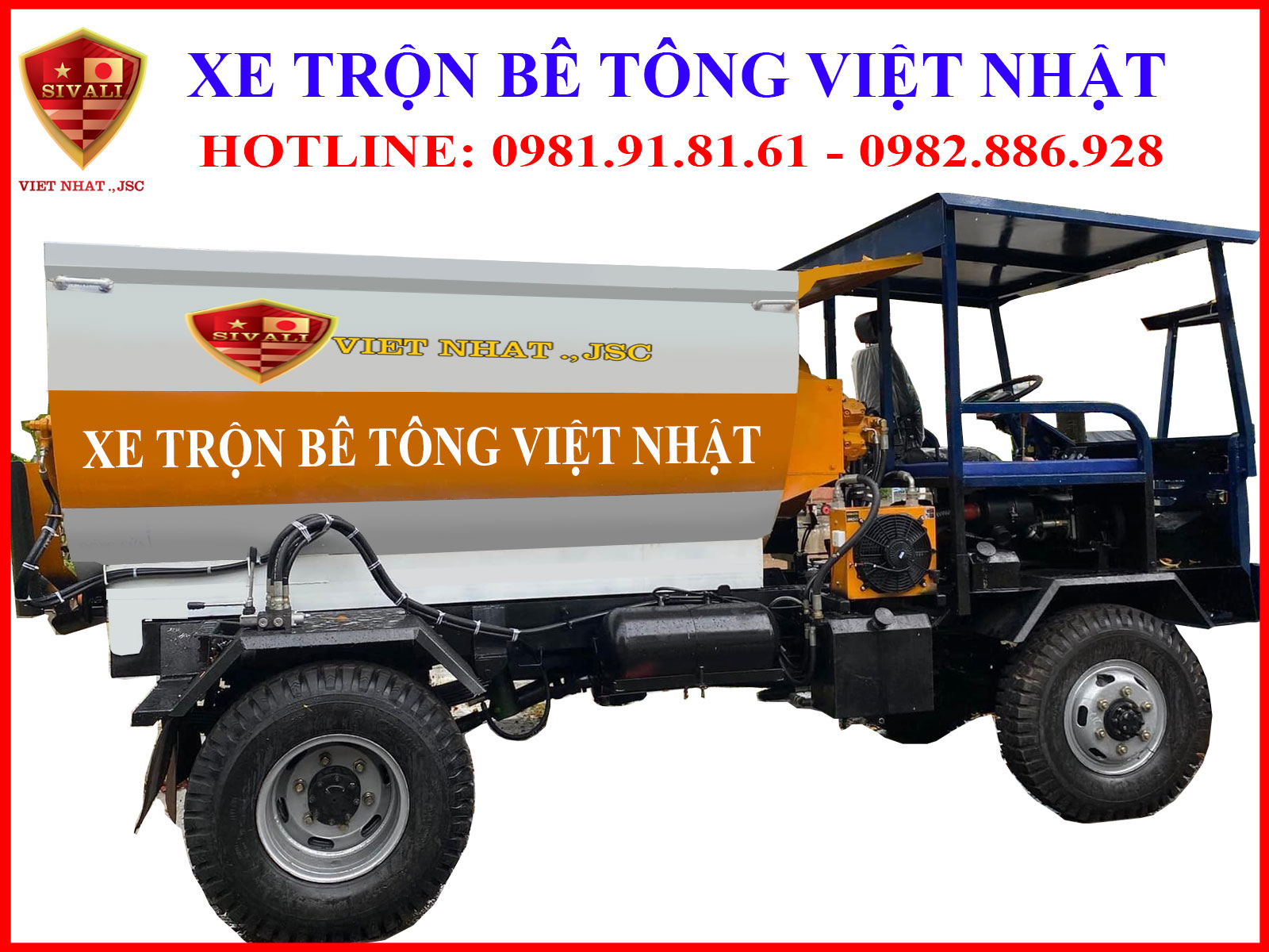 máy trộn bê tông tự hành giá rẻ
