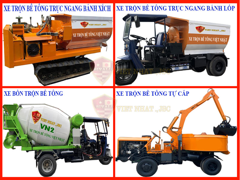 giá máy trộn be tông tự hành