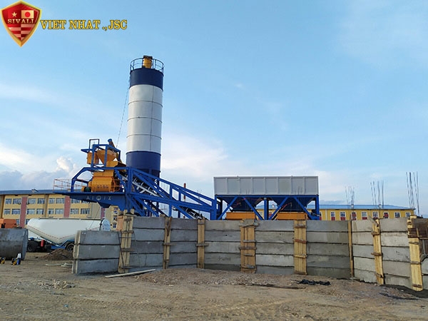 Giá trạm trộn bê tông di động hiện nay bao nhiêu tiền?