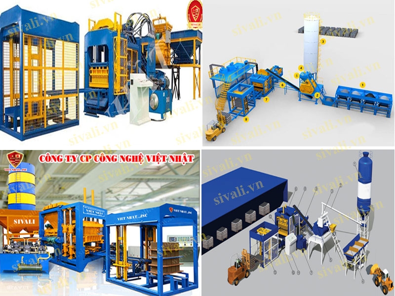 MÁY ÉP GẠCH KHÔNG NUNG TỰ ĐỘNG HOÀN TOÀN CƠ BẢN
