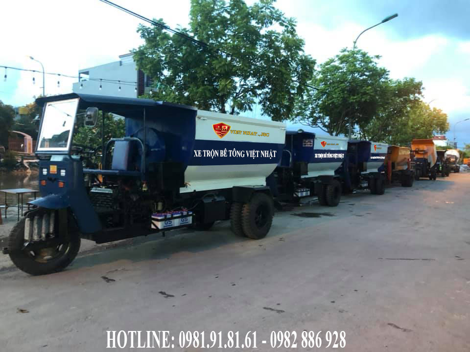 máy trộn bê tông tự chế