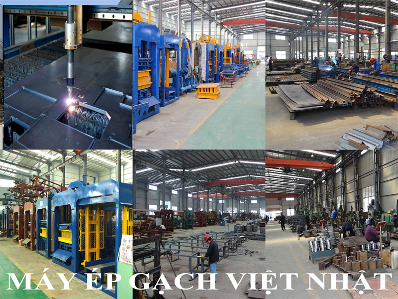 nhà máy sản xuất máy ép gạch Việt Nhật